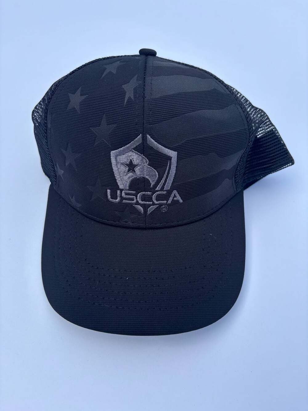 USCCA Hat Black Snapback Adult Baseball Cap Trucker Adjustable